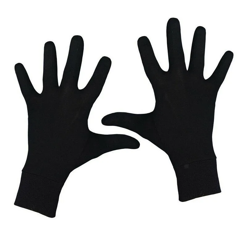100% Silk Cycling gloves Men Women Unisex -SPOIL ME Black Sports Silk Gloves