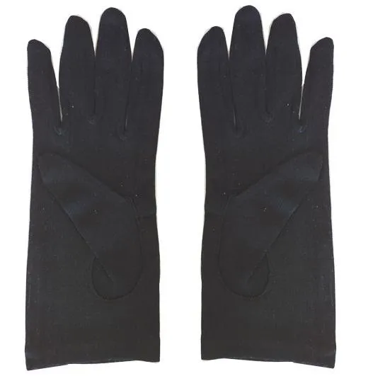 100% Silk Material Black Silk Gloves -SPOIL ME Silk Women Liner Gloves