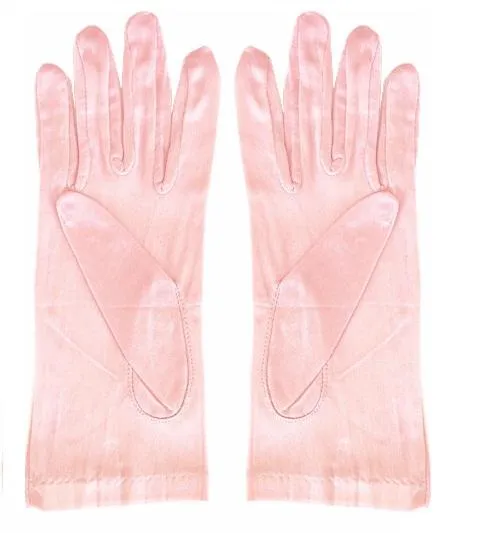 100% Silk Material Pink Silk Gloves -SPOIL ME Silk Women Liner Gloves