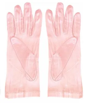 100% Silk Material Pink Silk Gloves -SPOIL ME Silk Women Liner Gloves