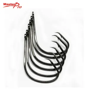 100XSize#2 Chemically Sharpened Sport Circle Hooks Fishing Tackle