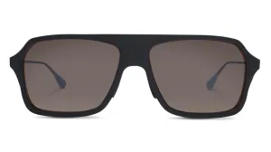 1898-Matte Black / Natural Brown