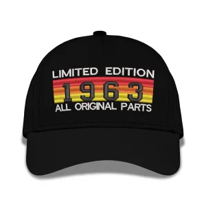 1963 Embroidered Baseball Caps