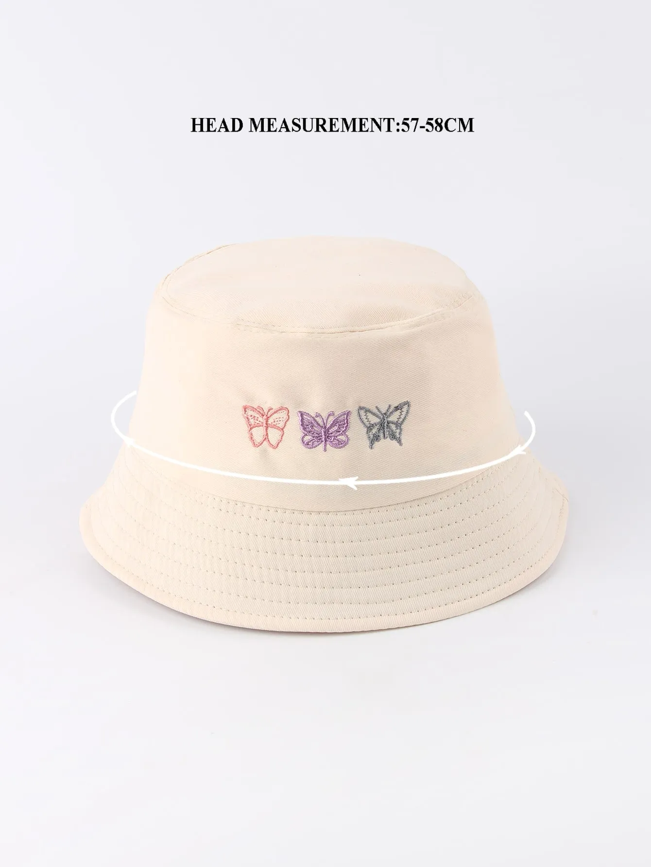 1pc Butterfly Embroidered Hat