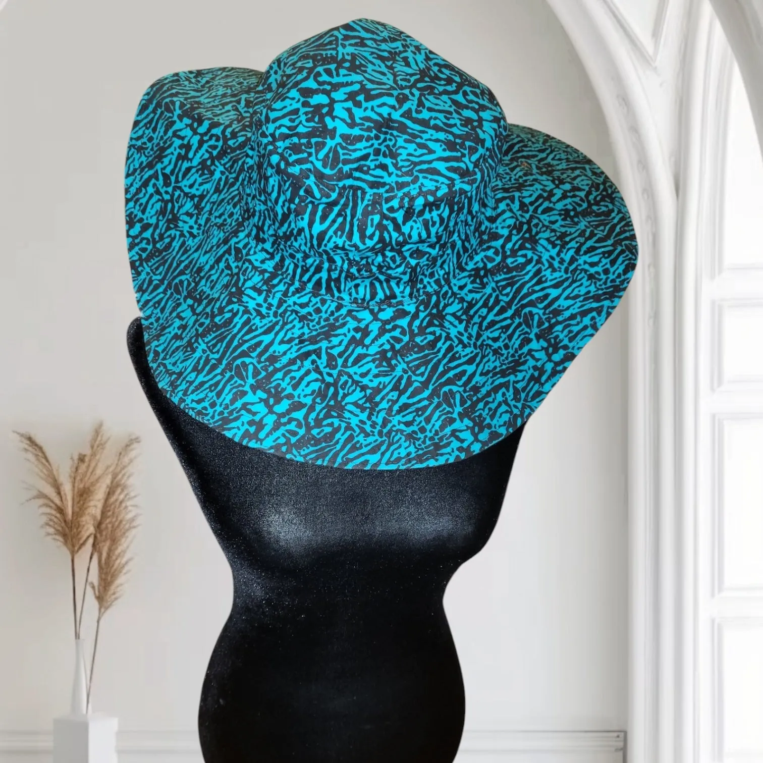 African Fabric Sun Hat | Geri's Bluffing Boutique