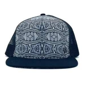 Afrika Trucker Hat – Graphic Print, Adjustable Mesh Snapback