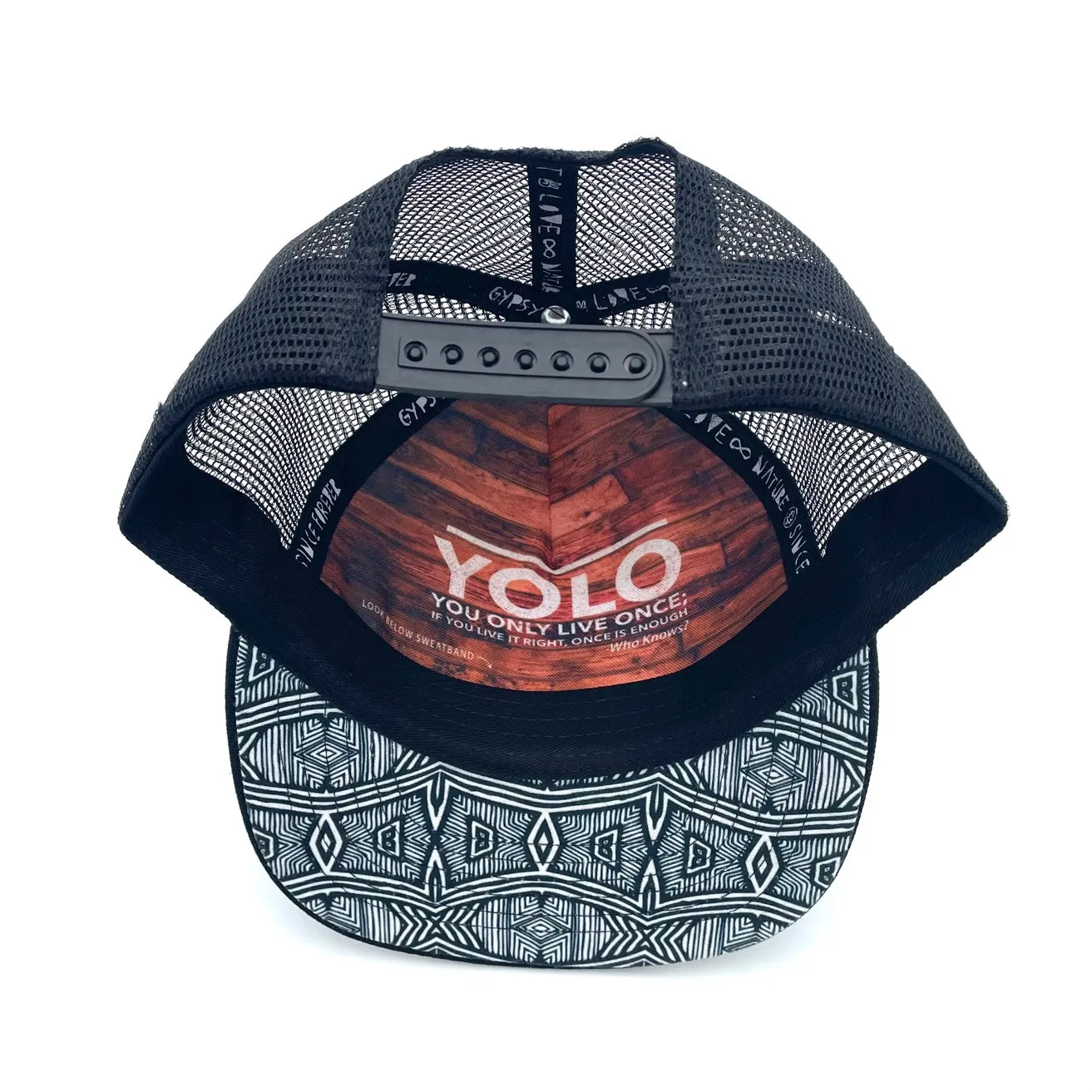 Afrika Trucker Hat – Graphic Print, Adjustable Mesh Snapback