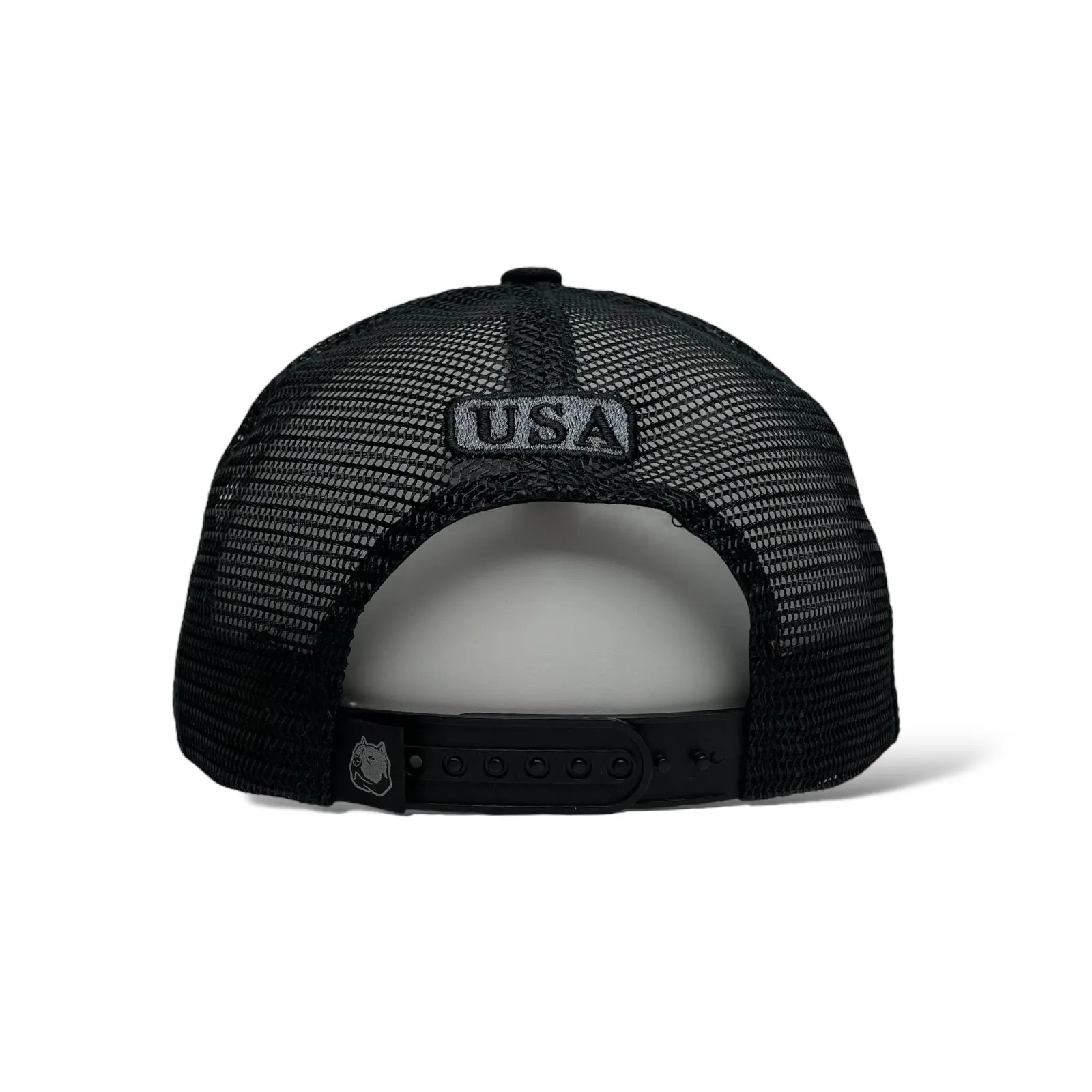 American Flag Patch Trucker Snapback Hat