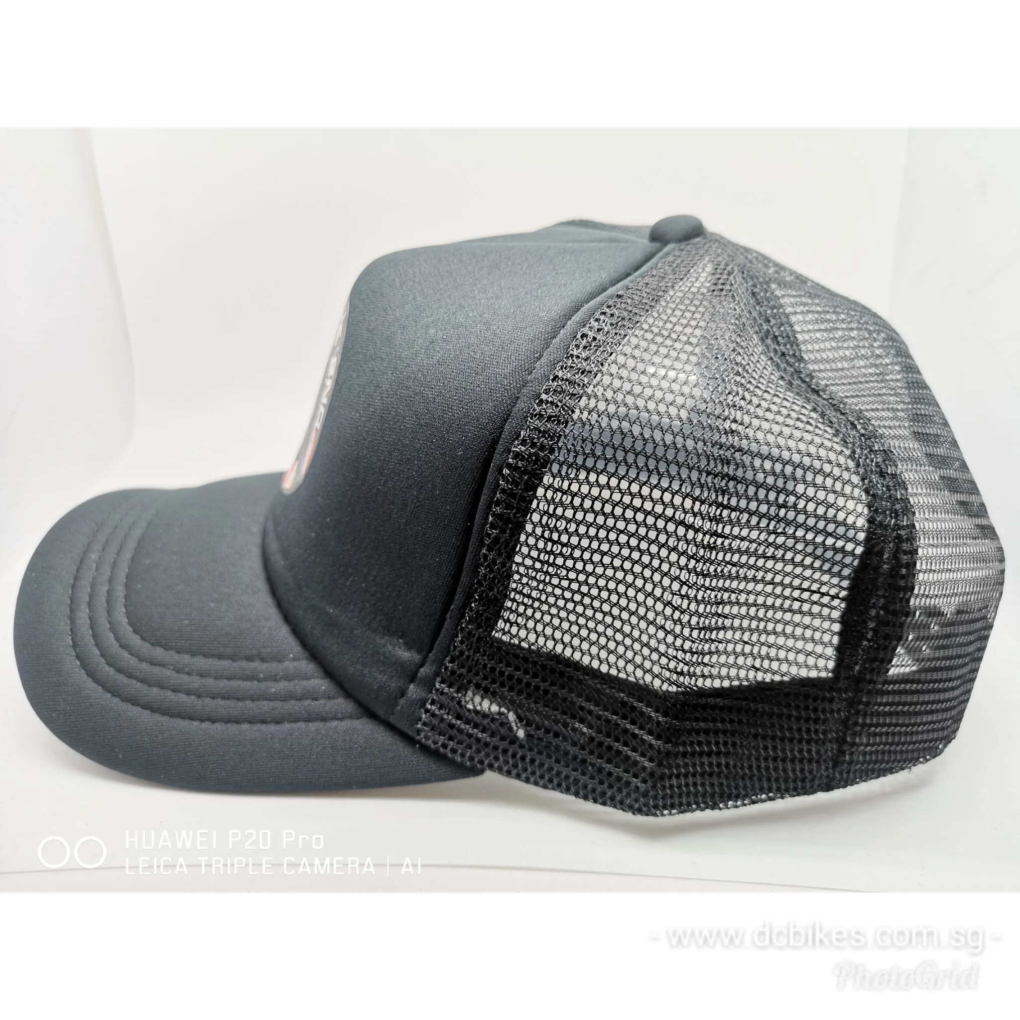 American Punisher Black Trucker Mesh Baseball Cap