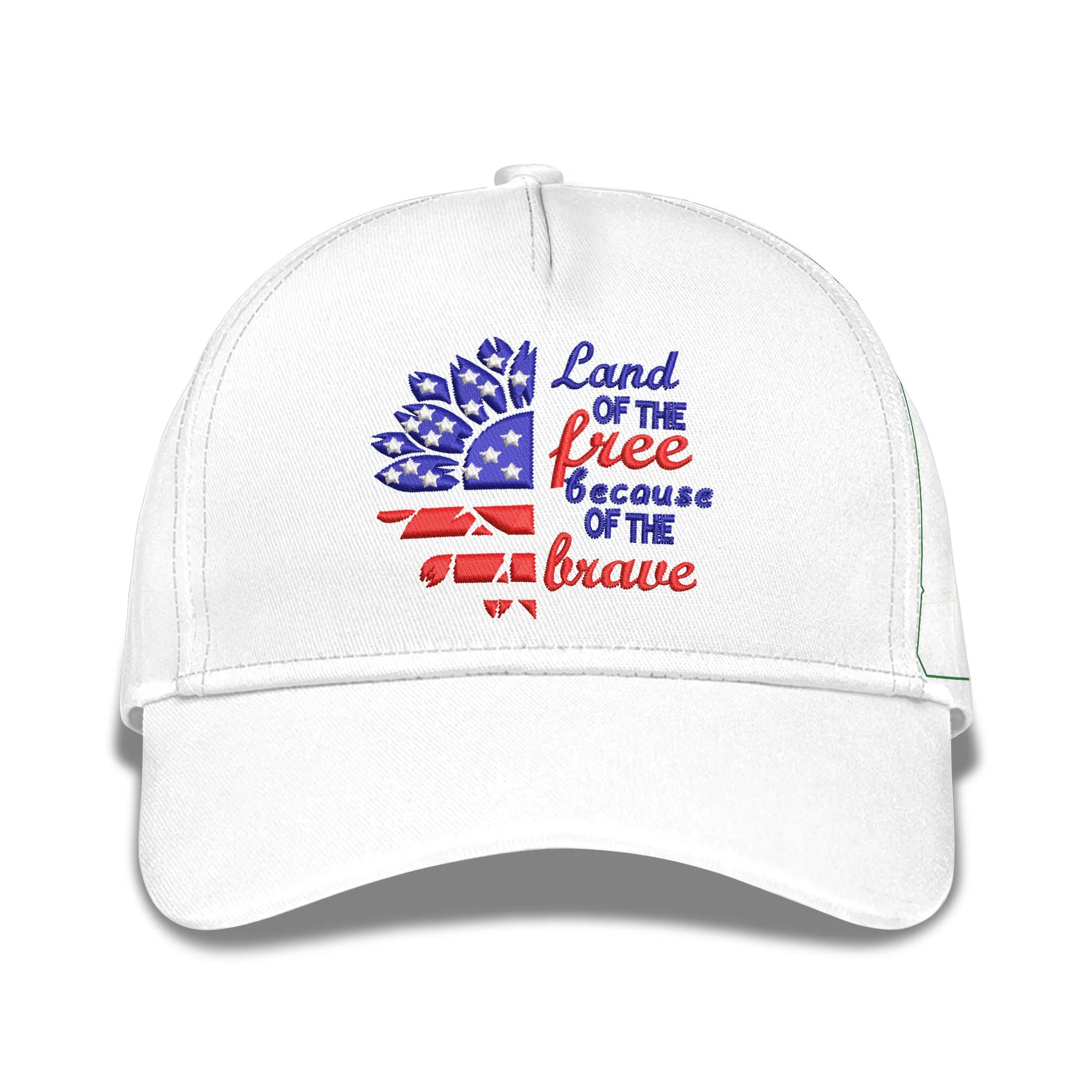 American Woman American Flag Embroidered Baseball Caps