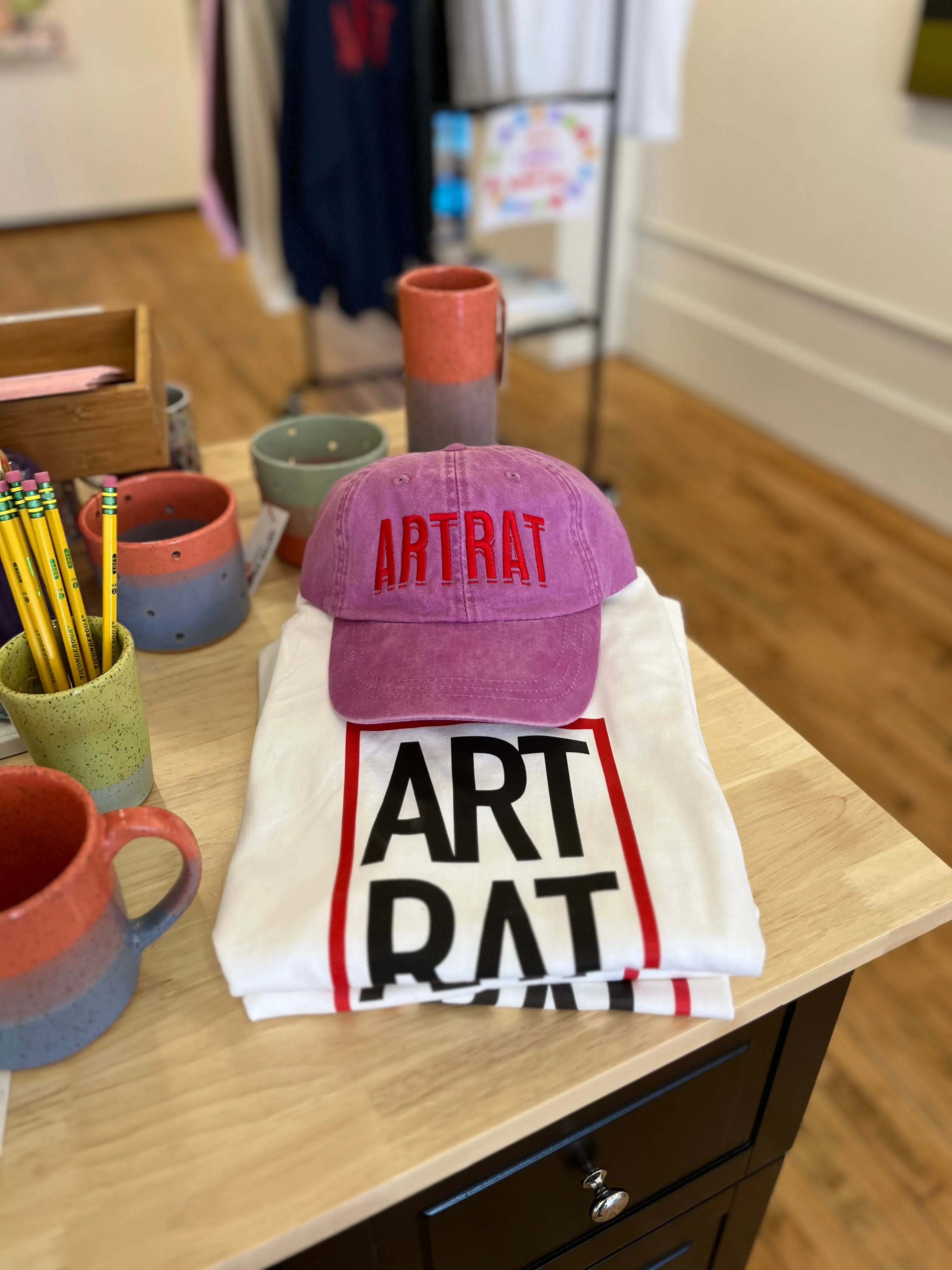ArtRat Baseball Cap - Raspberry