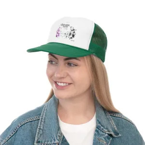 Asexual Flag Trucker Caps Chicago Pride - My Rainbow is In My DNA