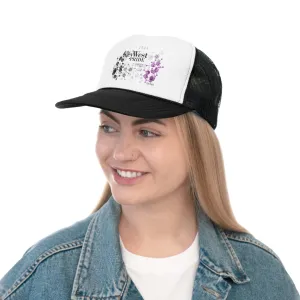 Asexual Flag Trucker Caps Key West Pride - My Rainbow is In My DNA