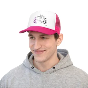 Asexual Flag Trucker Caps Los Angeles Pride - My Rainbow is In My DNA