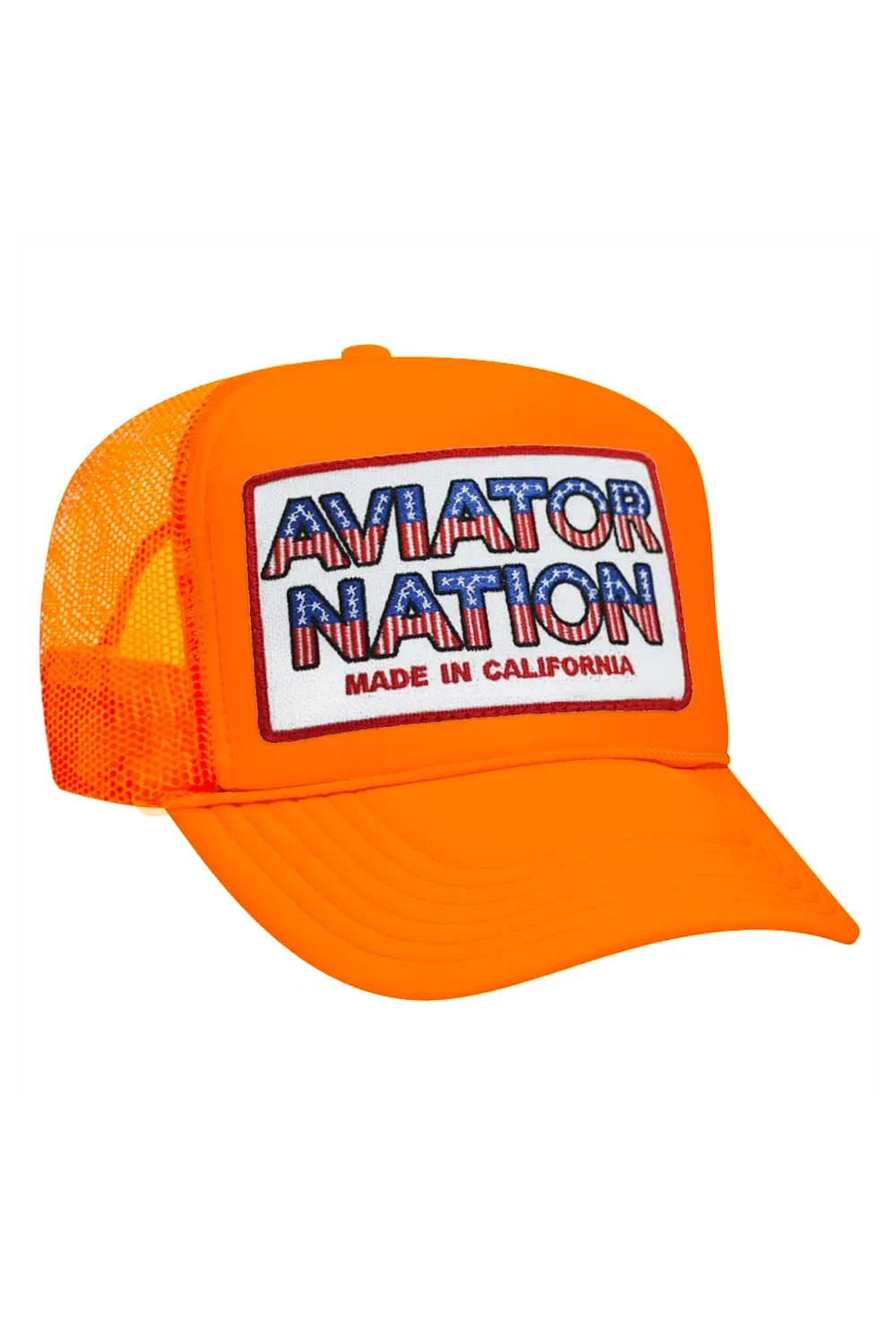 AVIATOR NATION USA PATRIOTIC VINTAGE TRUCKER HAT