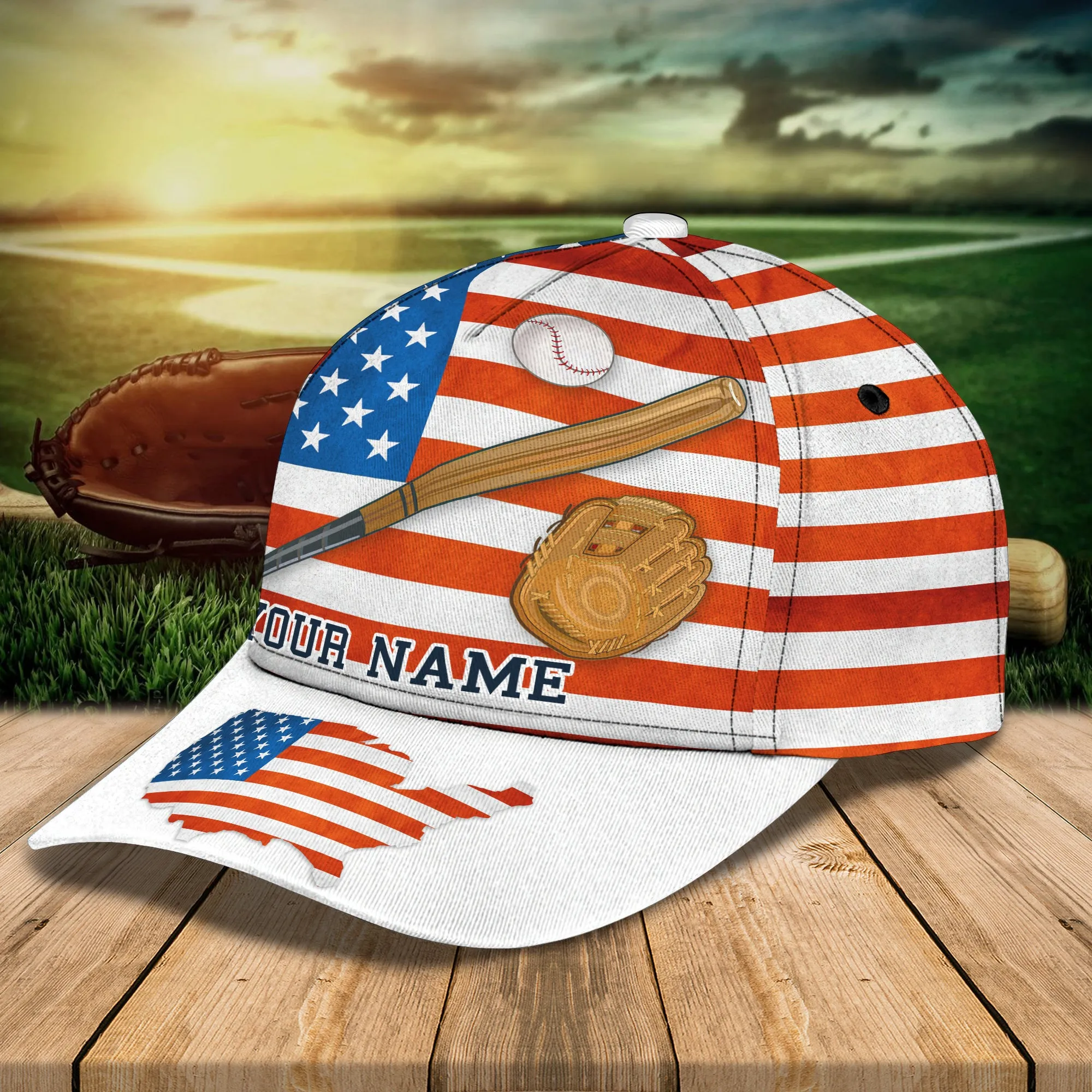 Baseball 15 - Personalized Name Cap - QA99