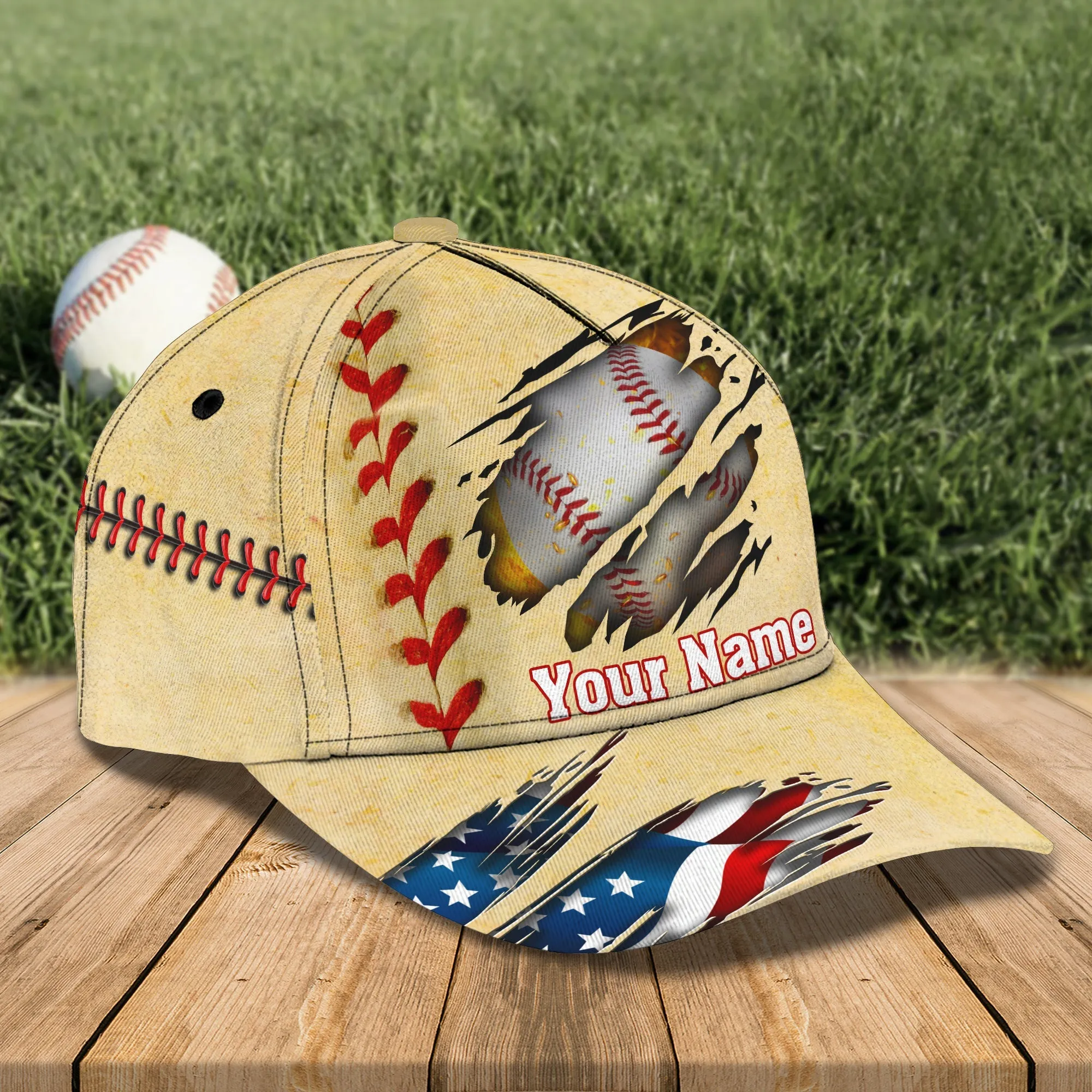 Baseball S - Personalized Name Cap - TD96