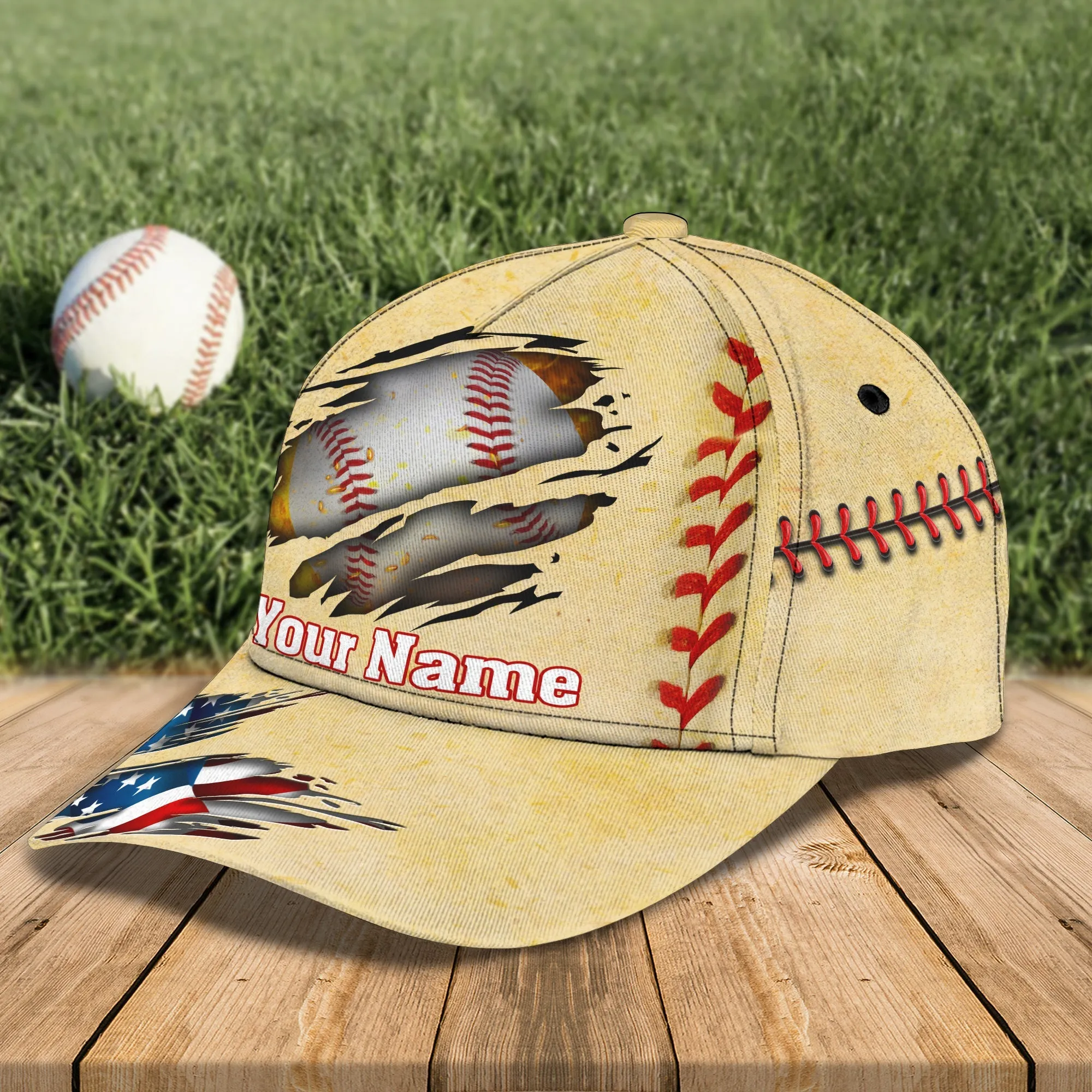 Baseball S - Personalized Name Cap - TD96
