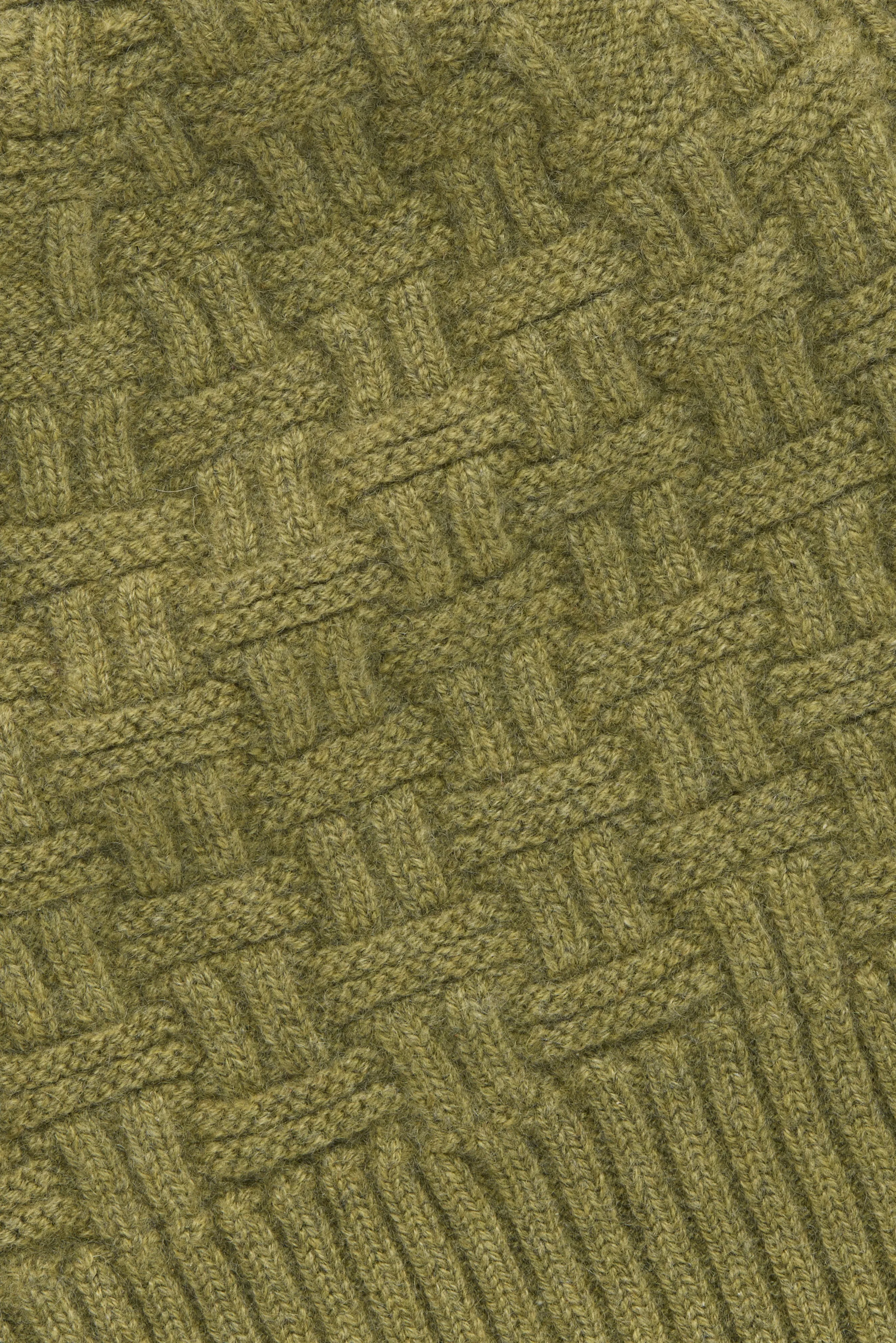 Basketweave Baby Cashmere Green