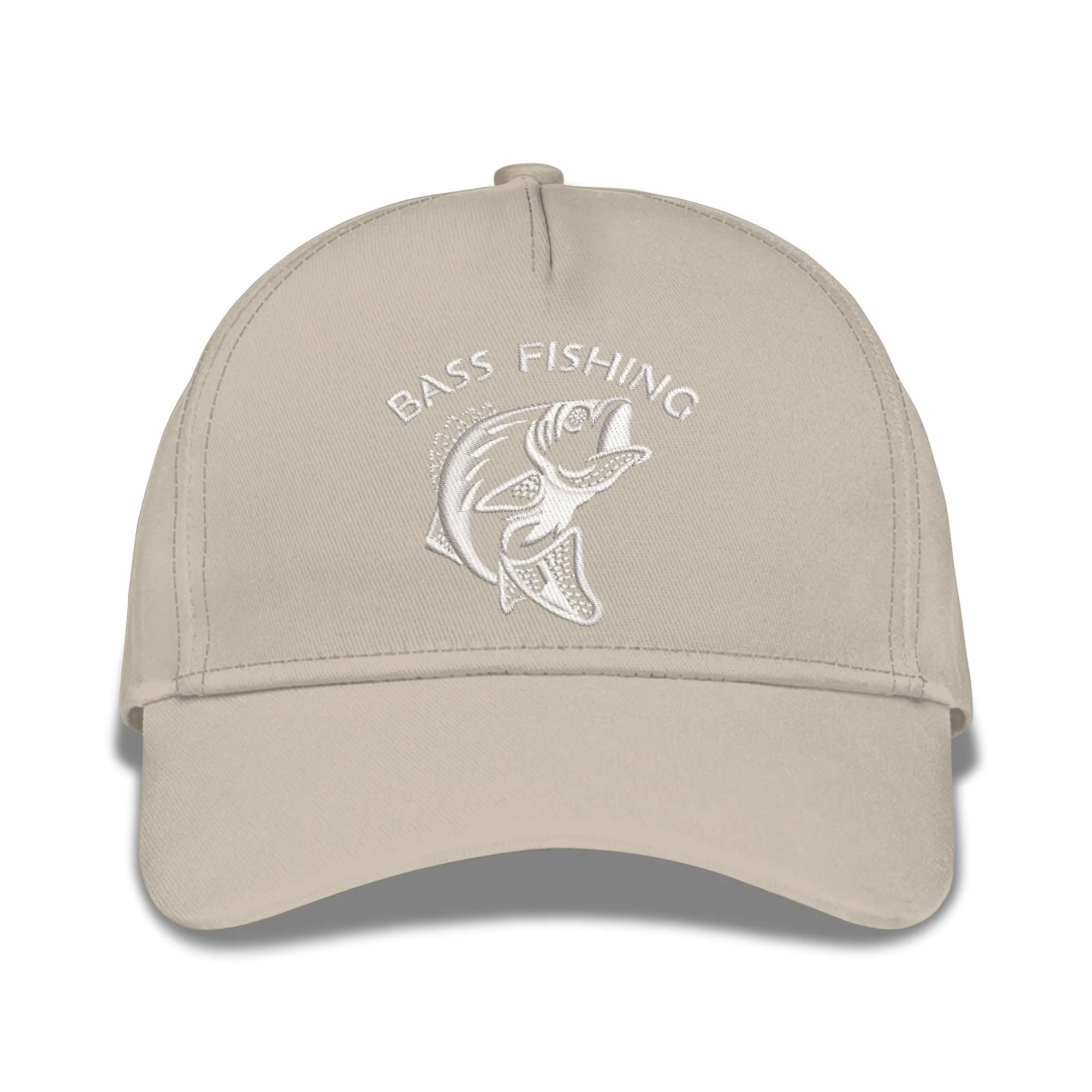 Bass Fishing Embroidered Baseball Caps