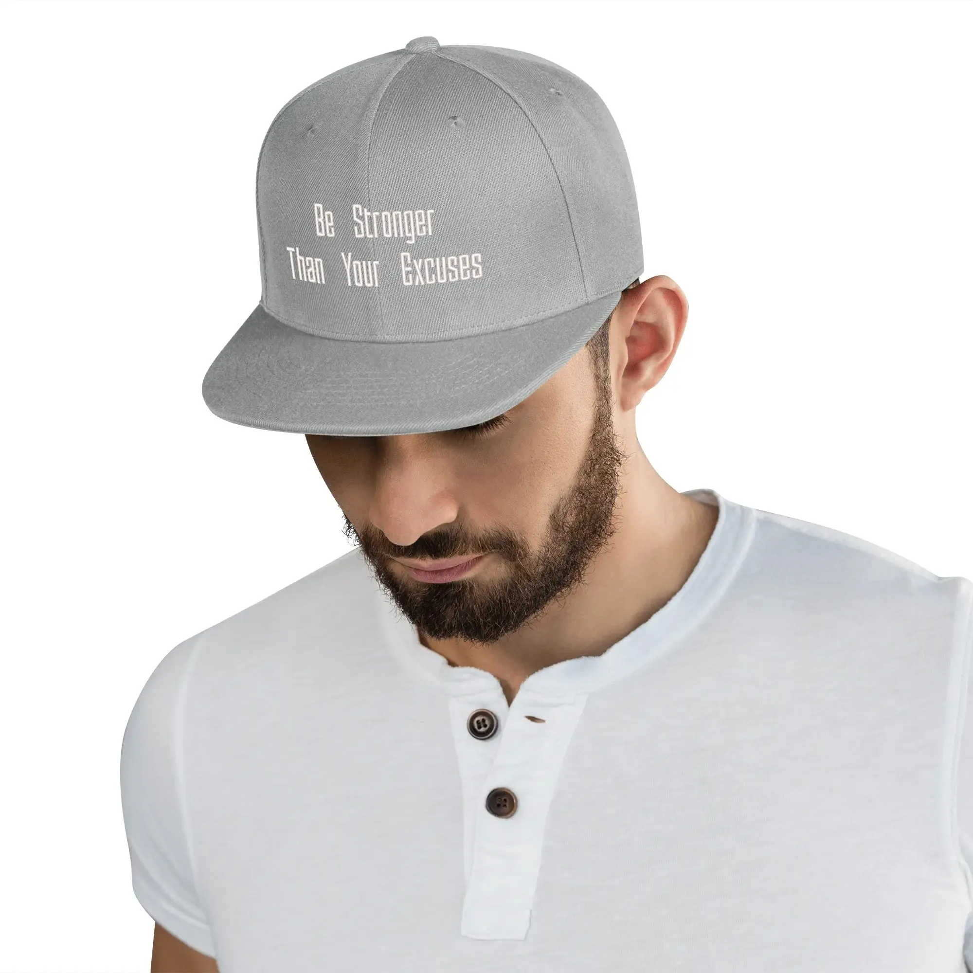 Be Stronger Than Your Excuses Embroidered Baseball Cap