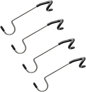 BESPORTBLE 4pcs Tent Light Camping Hanger S Shape Lamp Hanger Versatile Light Pole Hooks for Outdoor Yard Tent Travel