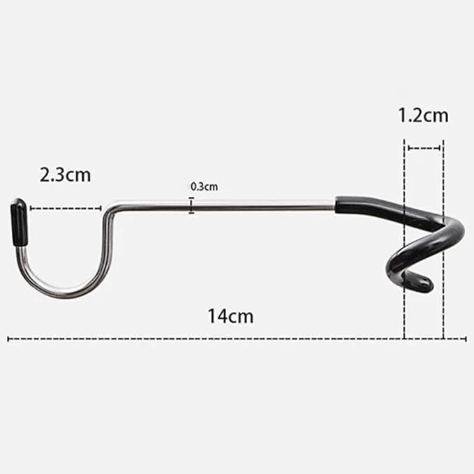 BESPORTBLE 4pcs Tent Light Camping Hanger S Shape Lamp Hanger Versatile Light Pole Hooks for Outdoor Yard Tent Travel