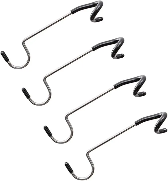 BESPORTBLE 4pcs Tent Light Camping Hanger S Shape Lamp Hanger Versatile Light Pole Hooks for Outdoor Yard Tent Travel