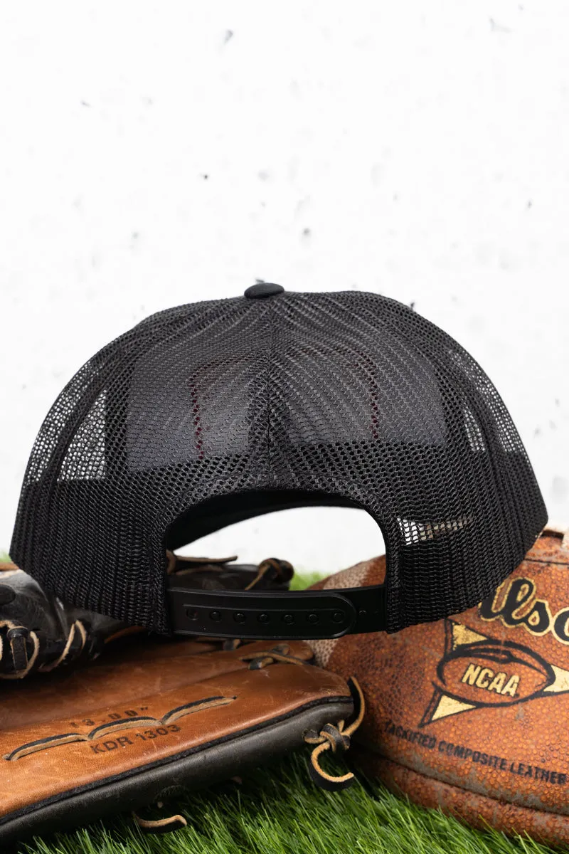 Black 'Game Day Vibes' Mesh Cap