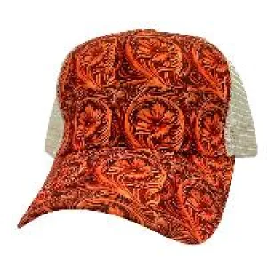 Brown Tool Ponytail Hat