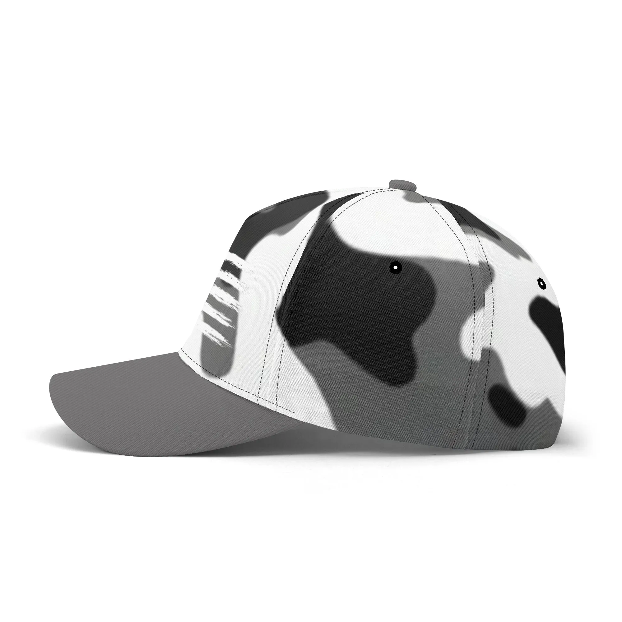 Camouflage Pattern Flag Graphic Baseball Cap