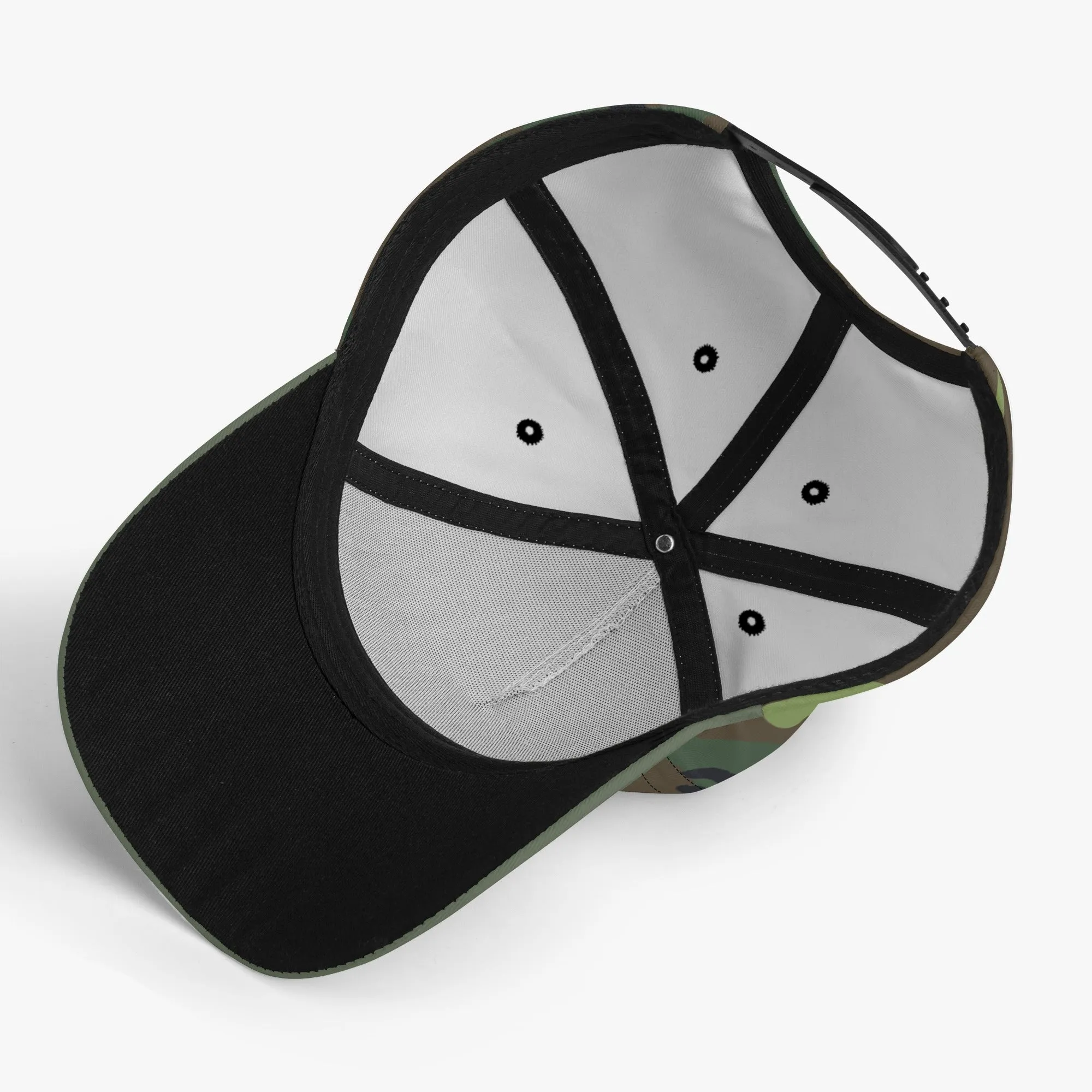 Camouflage Pattern Flag Graphic Baseball Cap