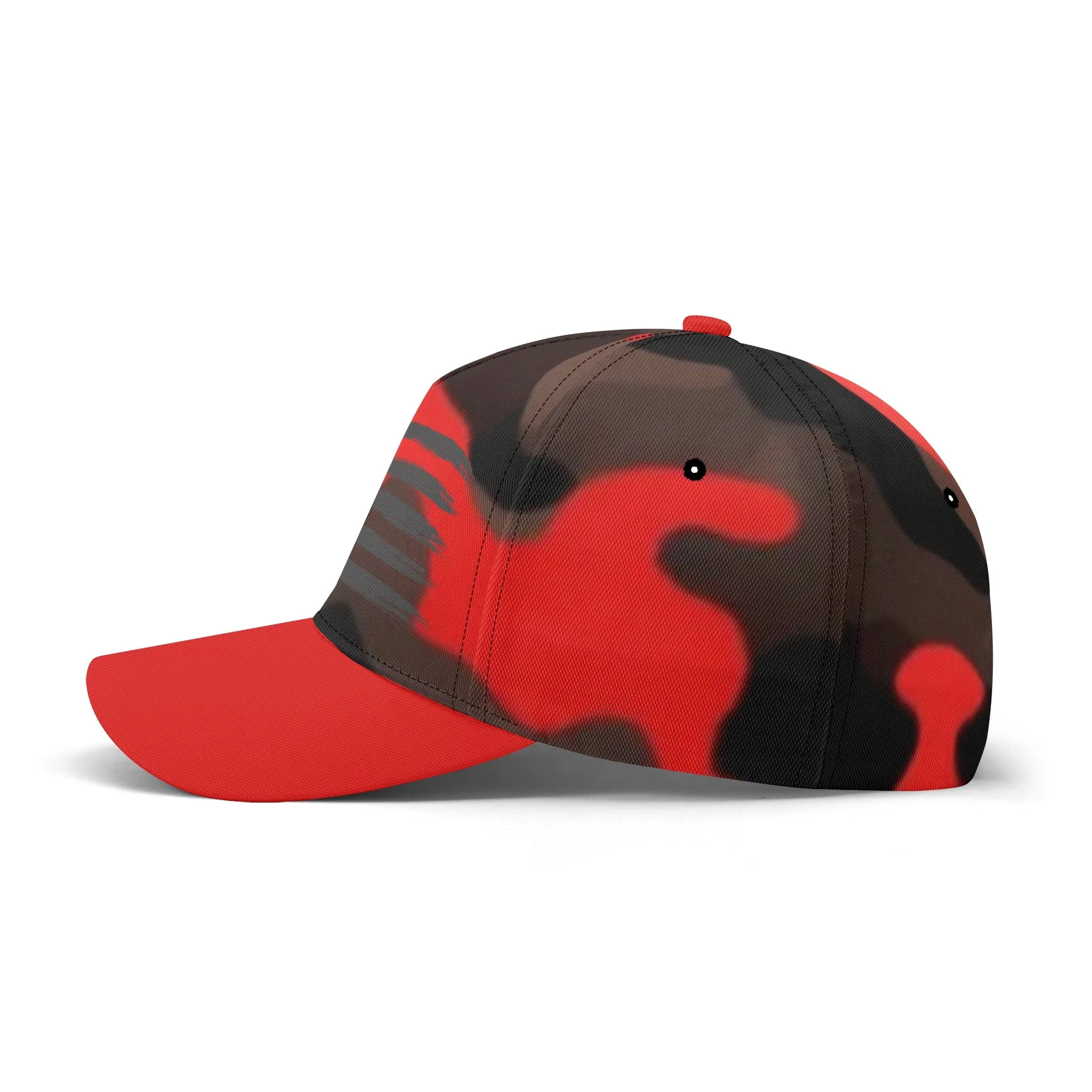 Camouflage Pattern Flag Graphic Baseball Cap
