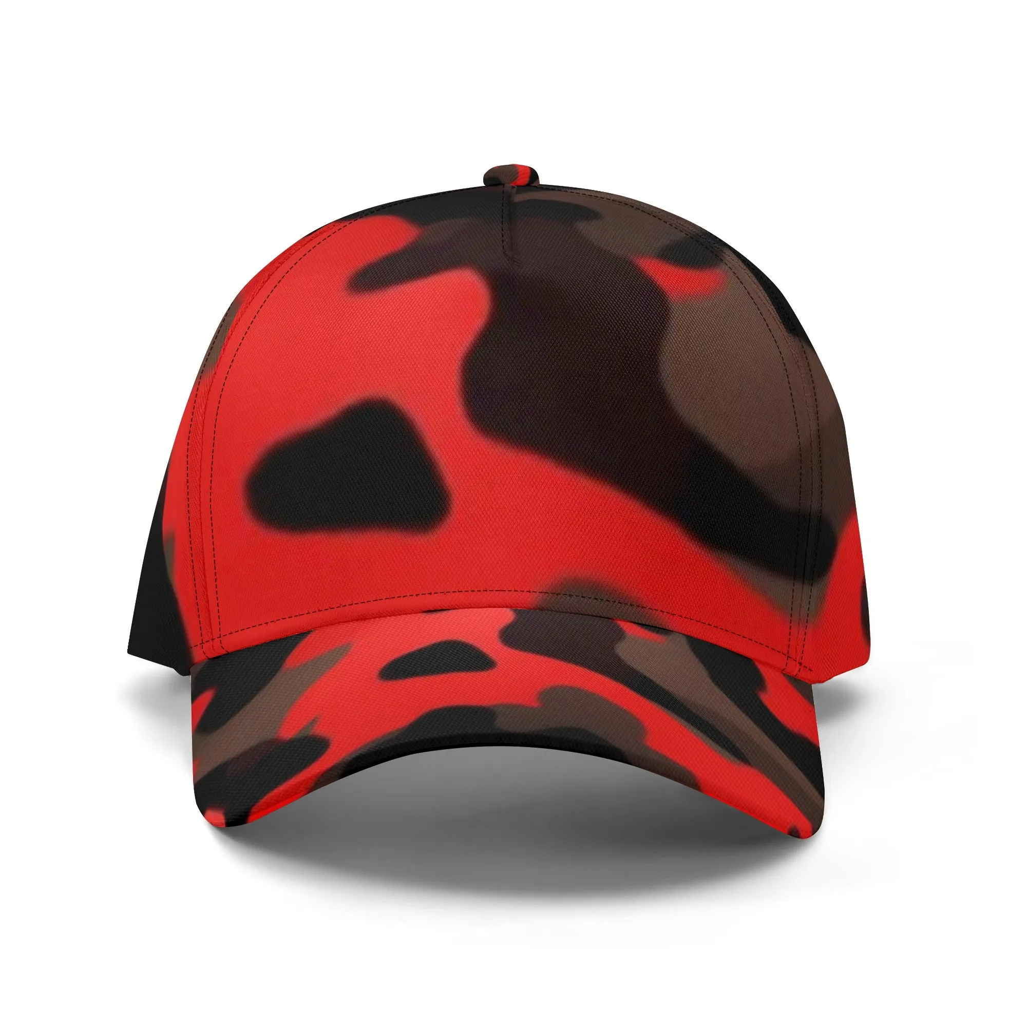 Camouflage Pattern Flag Graphic Baseball Cap