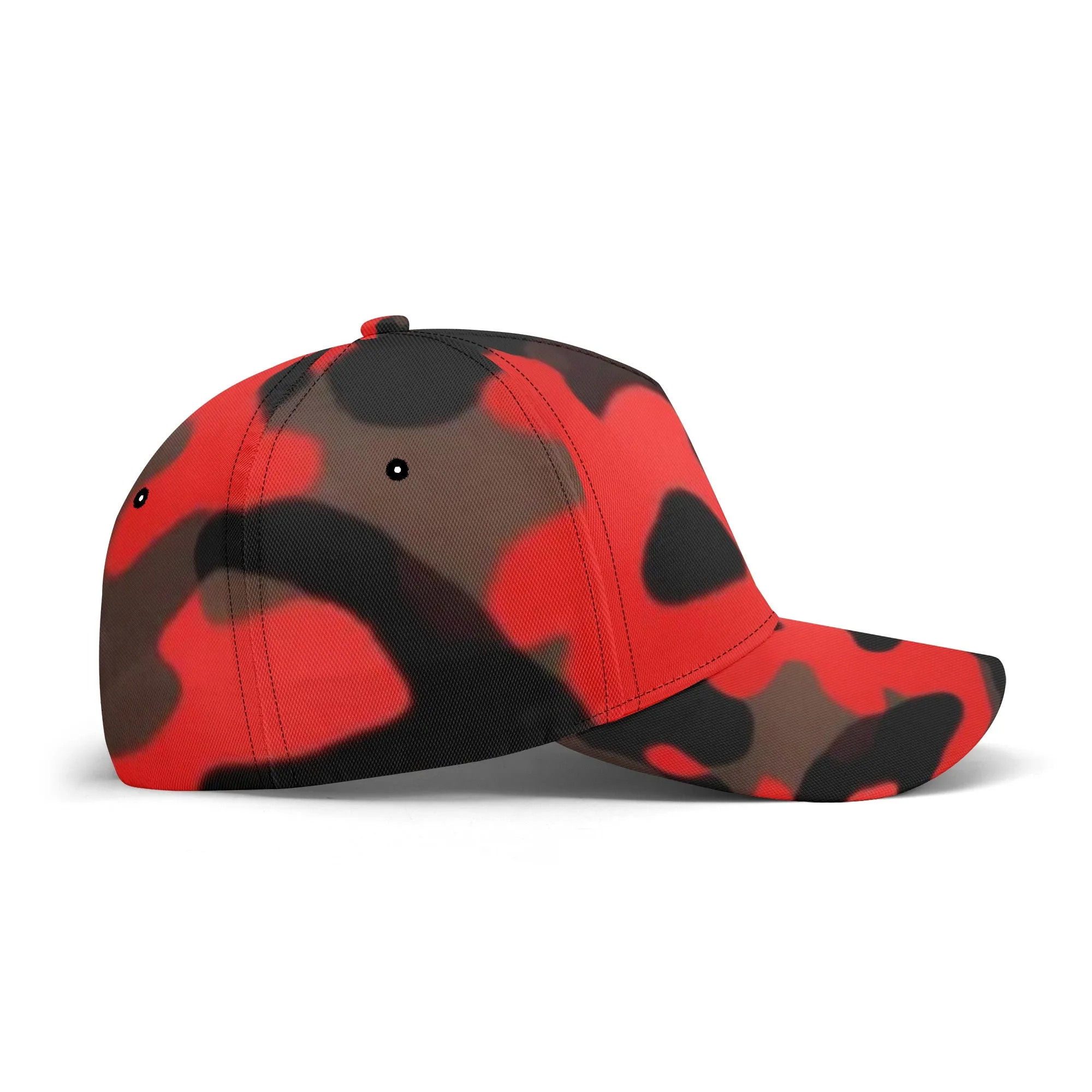 Camouflage Pattern Flag Graphic Baseball Cap