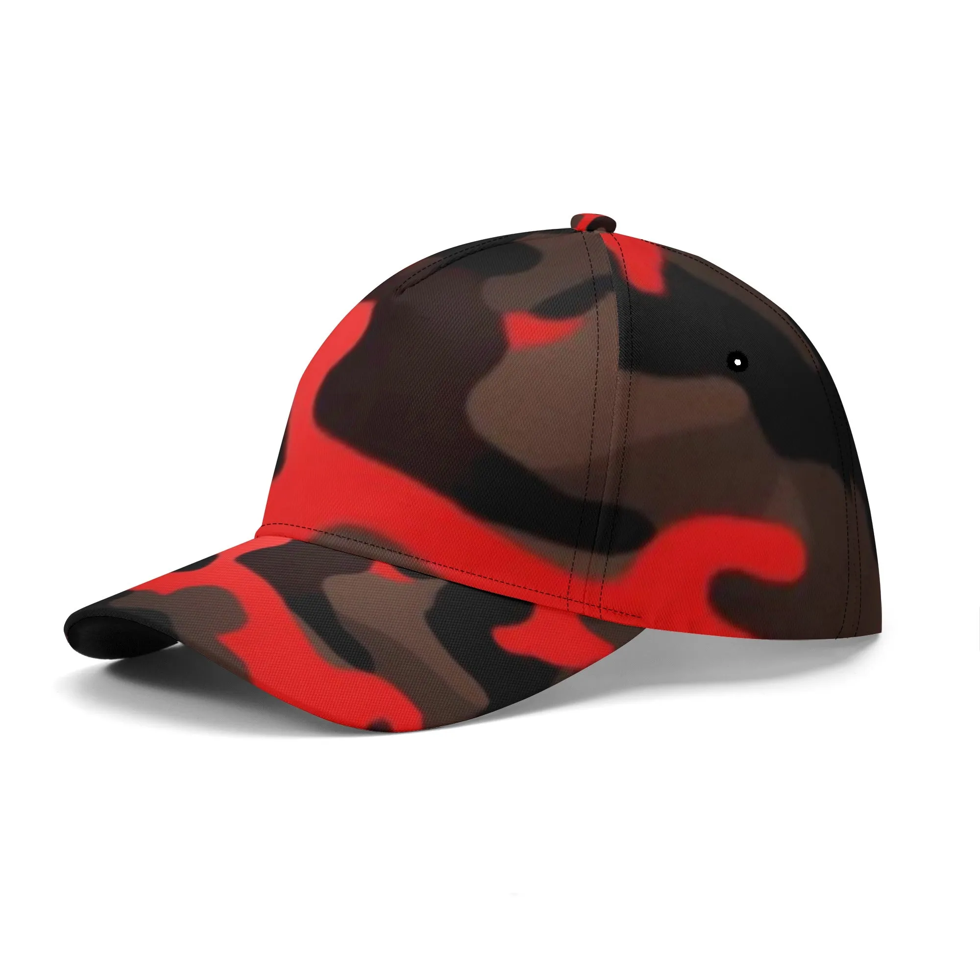 Camouflage Pattern Flag Graphic Baseball Cap