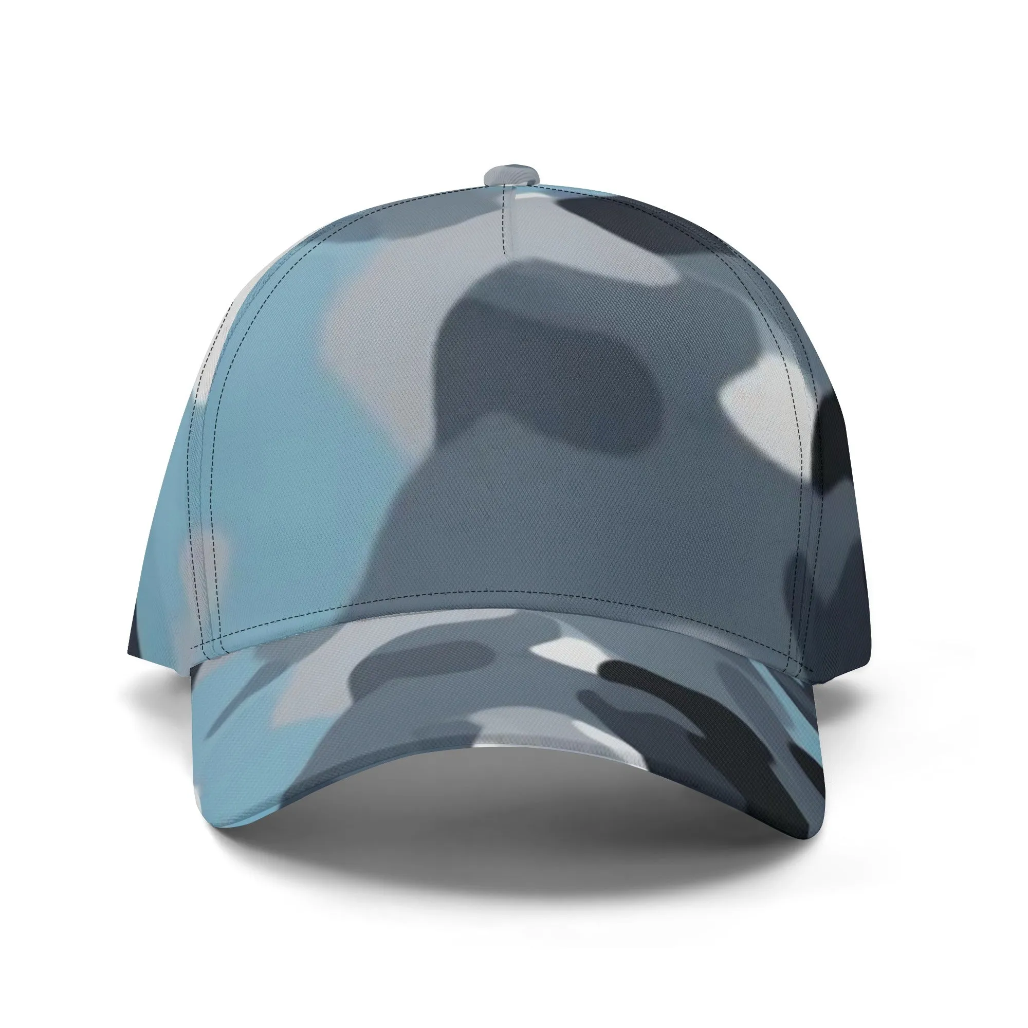 Camouflage Pattern Flag Graphic Baseball Cap