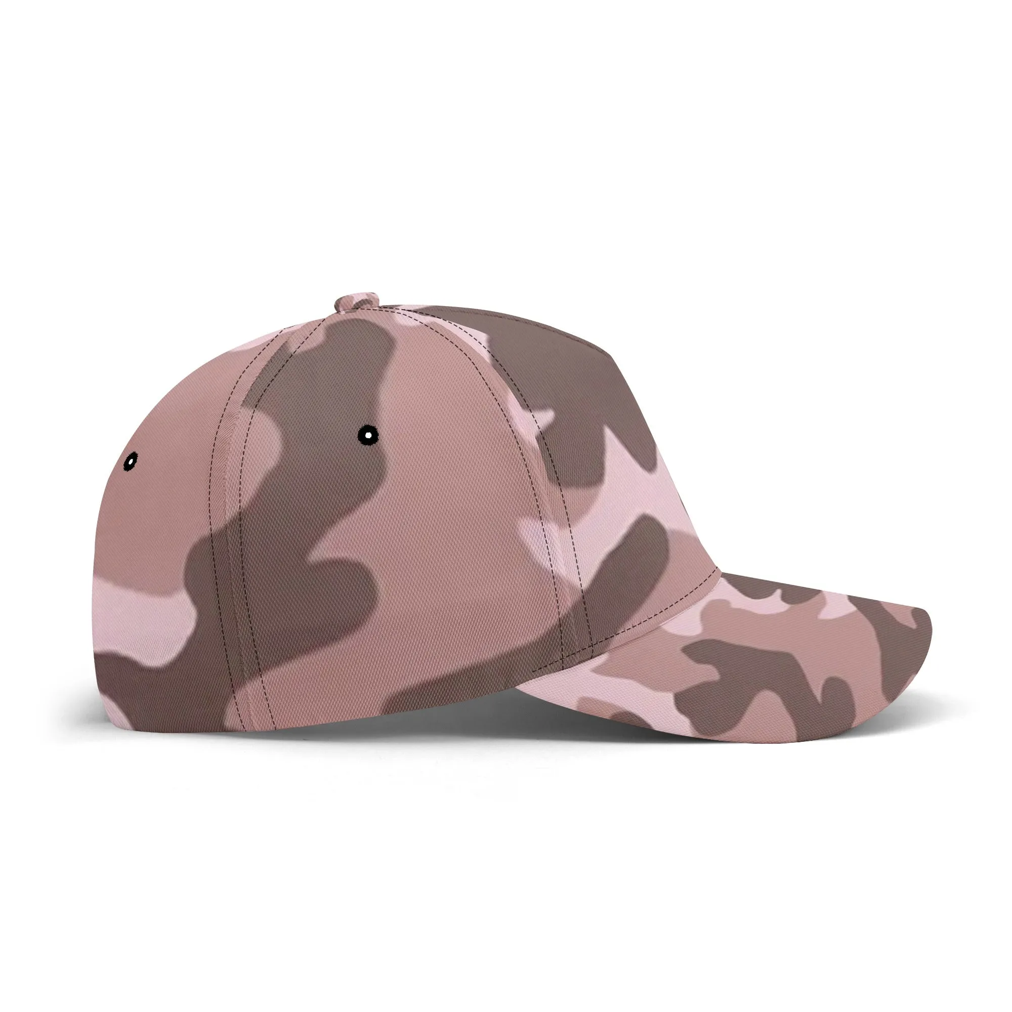 Camouflage Pattern Flag Graphic Baseball Cap