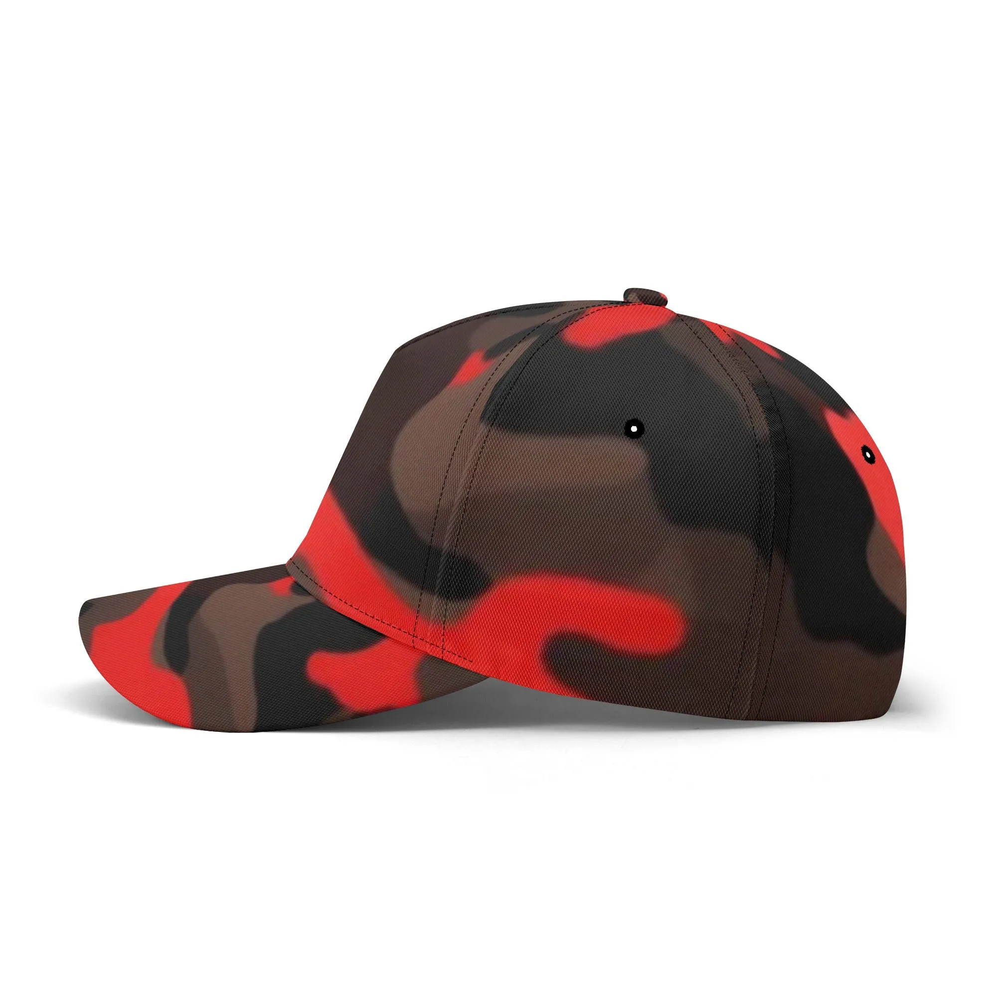 Camouflage Pattern Flag Graphic Baseball Cap