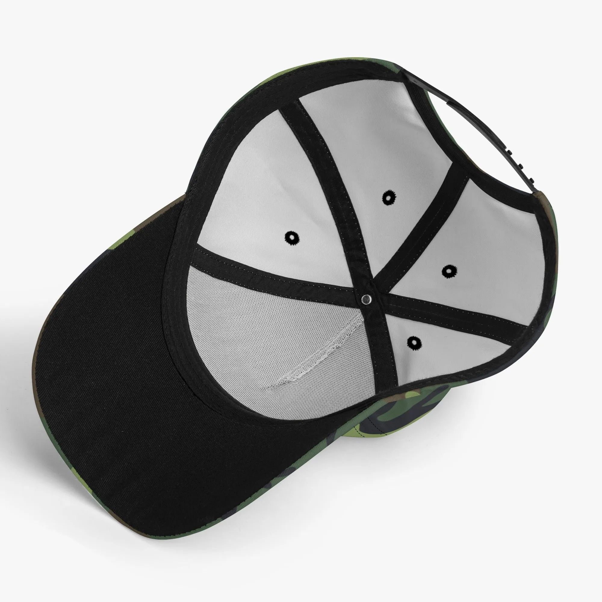 Camouflage Pattern Flag Graphic Baseball Cap
