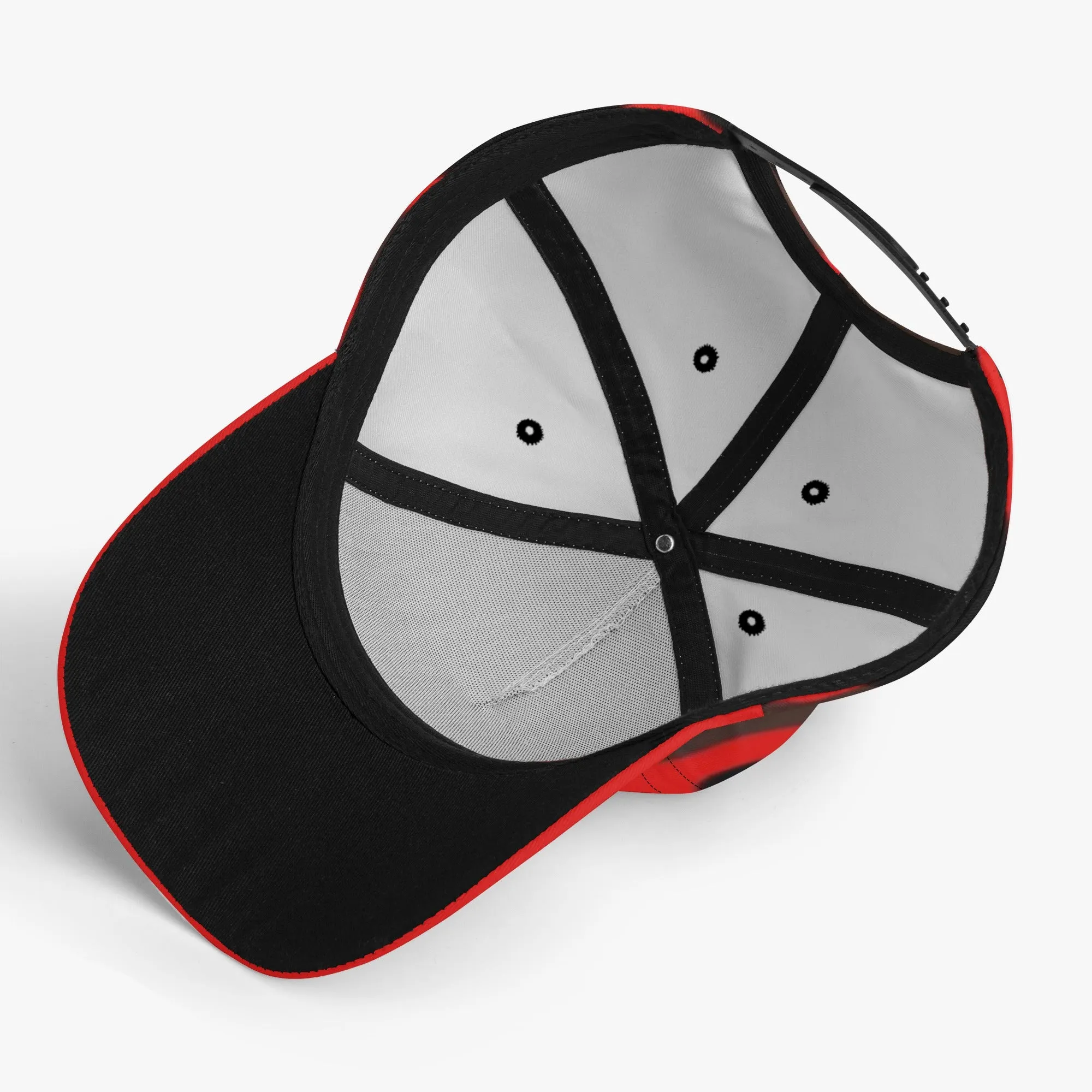 Camouflage Pattern Flag Graphic Baseball Cap