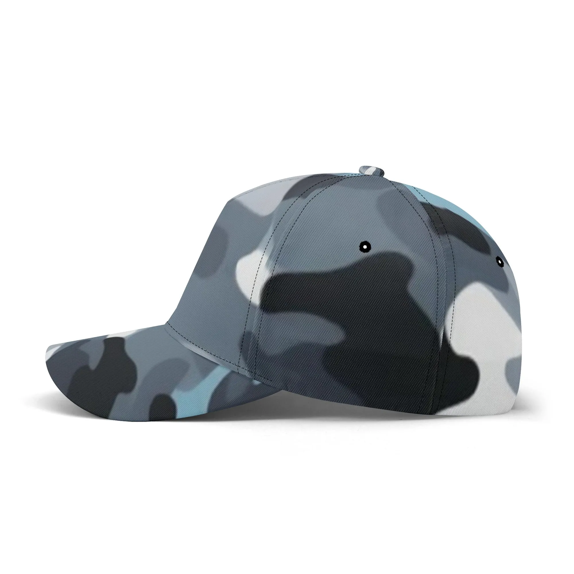 Camouflage Pattern Flag Graphic Baseball Cap