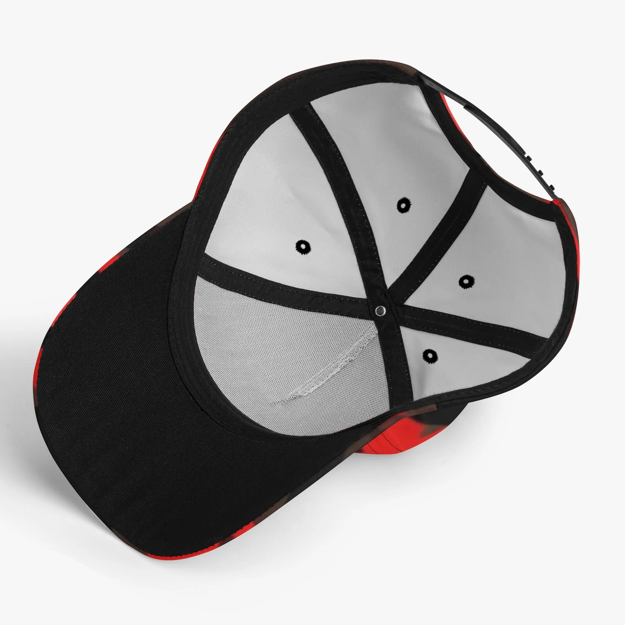 Camouflage Pattern Flag Graphic Baseball Cap