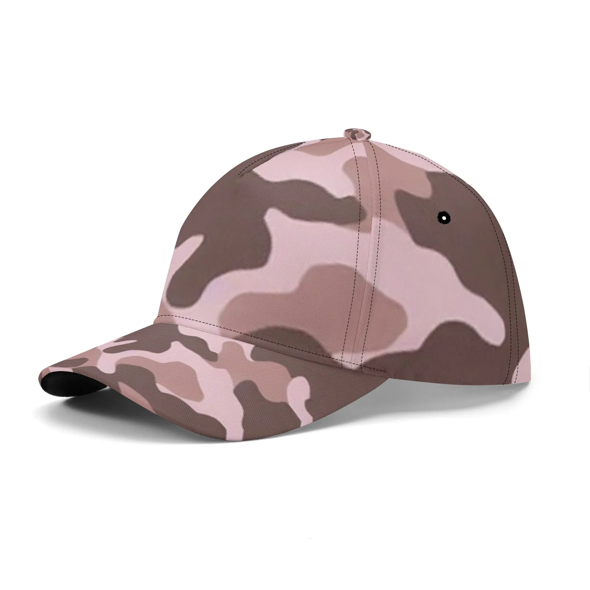 Camouflage Pattern Flag Graphic Baseball Cap