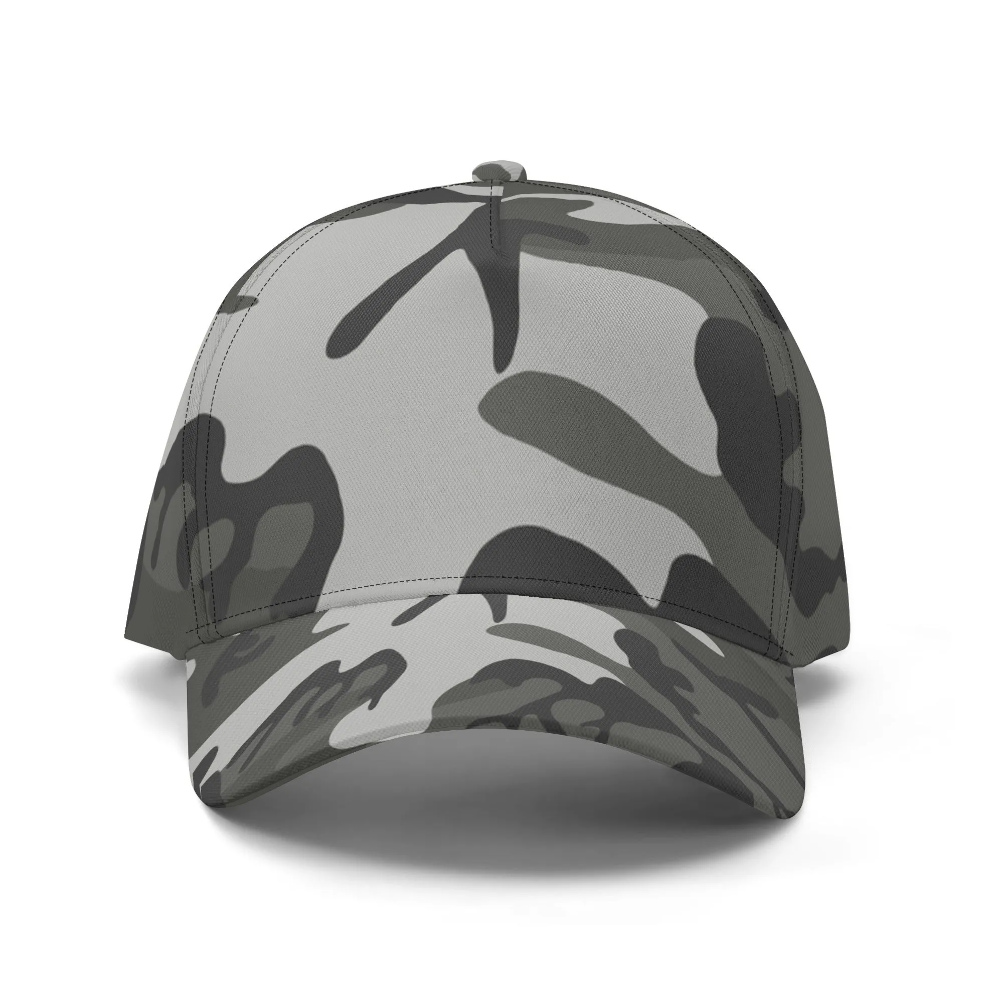 Camouflage Pattern Flag Graphic Baseball Cap