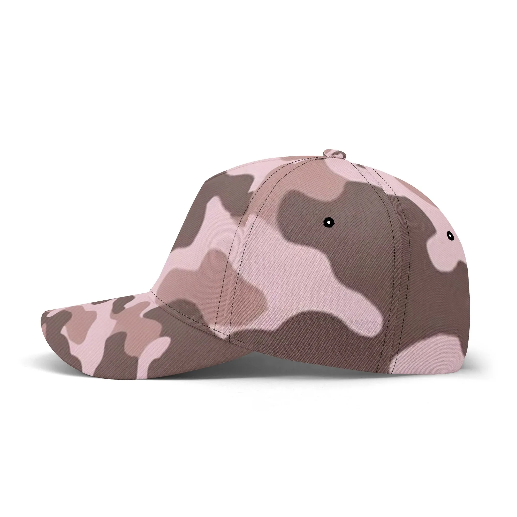 Camouflage Pattern Flag Graphic Baseball Cap