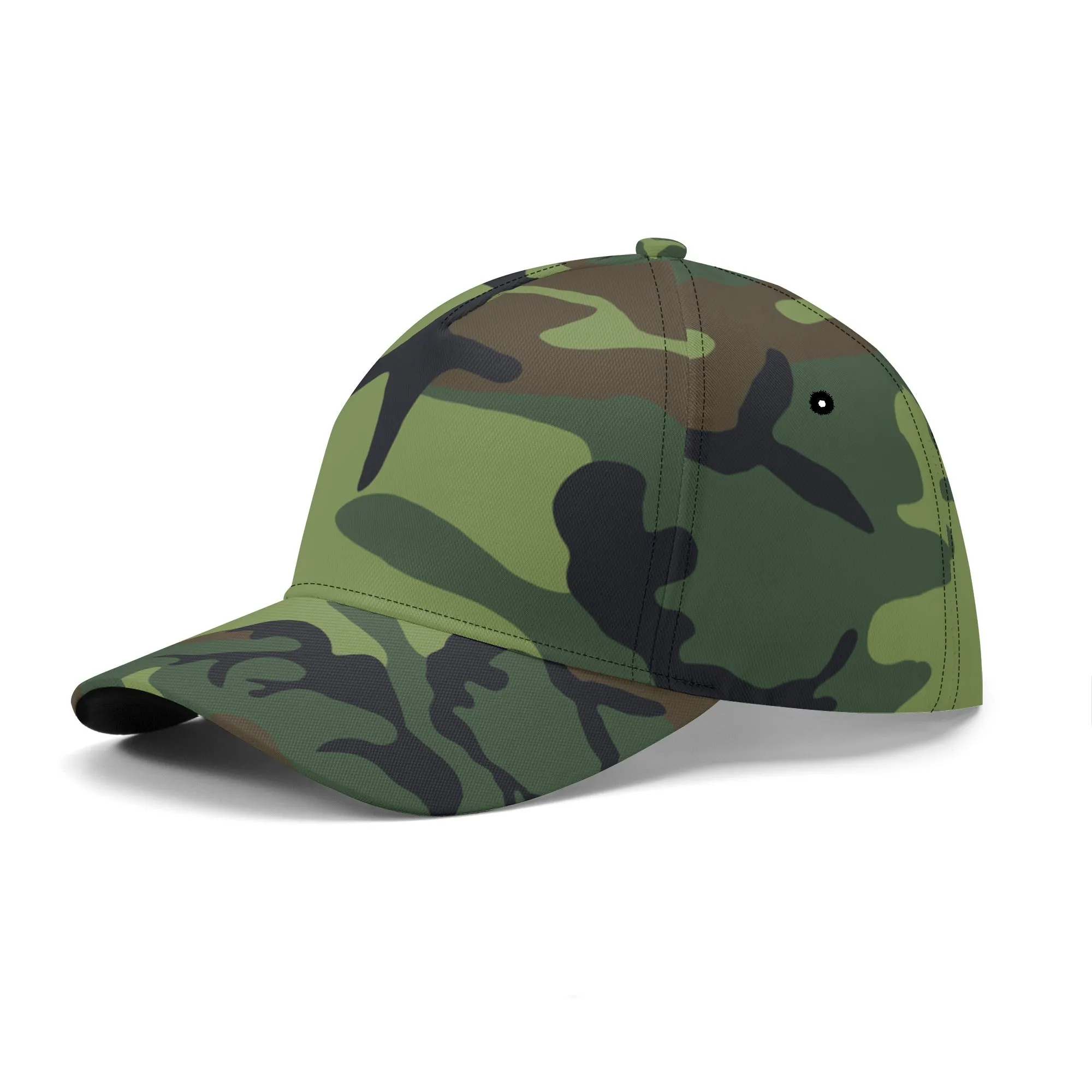 Camouflage Pattern Flag Graphic Baseball Cap