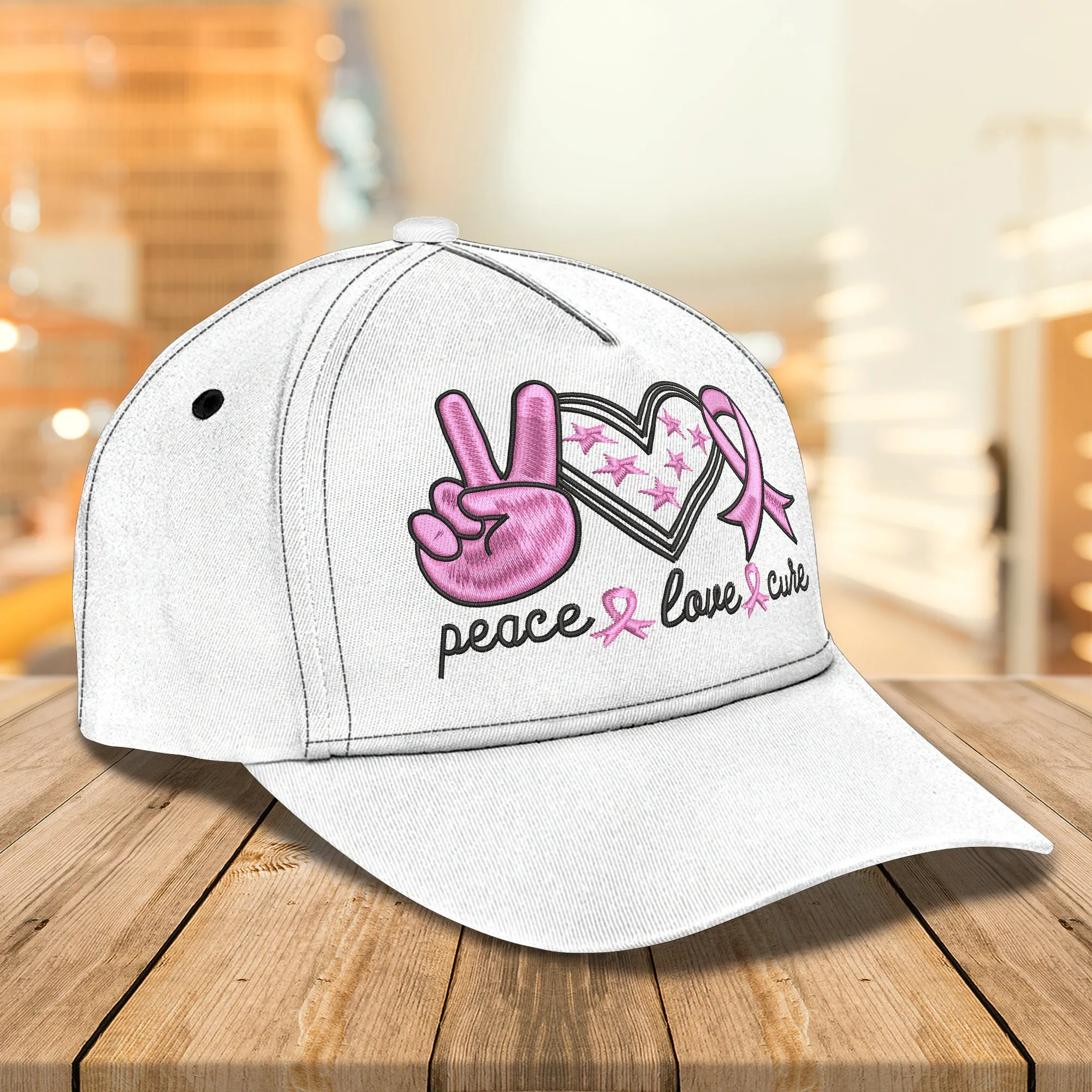 Cancer Embroidered Baseball Caps