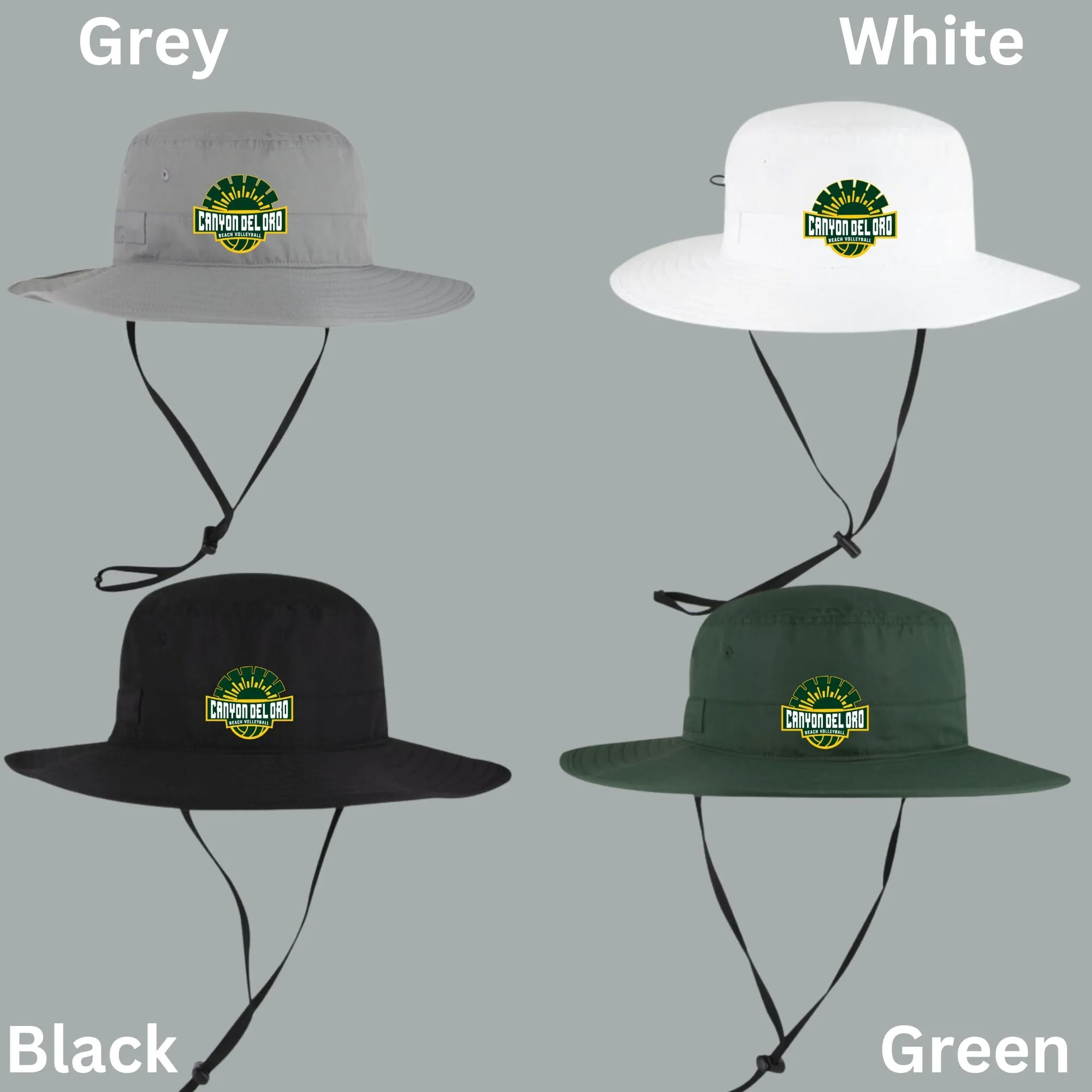 Canyon Del Oro Beach Volleyball Embroidered Bucket Hats