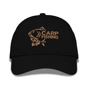 Carp Fishing Embroidered Baseball Caps